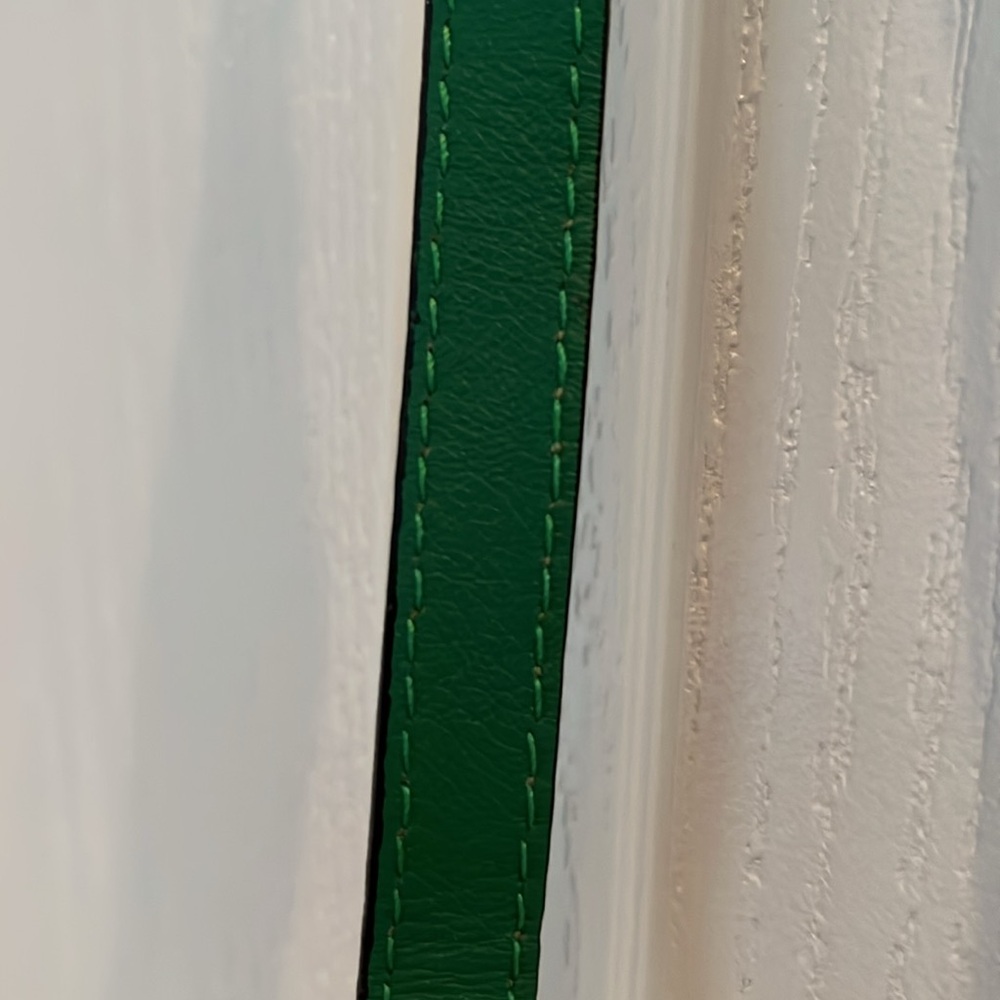Andrea Cardone Italia Green Quilted Leather Crossbody Bag - Picture 7 of 13
